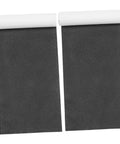 Two black sheets of Premium Grip Tape Sheets For Skateboards And Electric Scooters Waterproof Non Slip Deck Cover With High Traction Easy Install Replacement Grip Tape For Pro Riders And Everyday Sessions rolled out side by side
