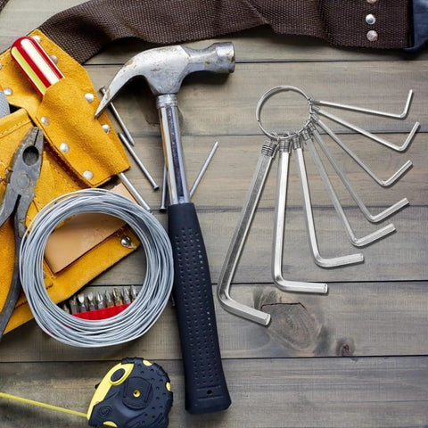 Chill Out With This Hapinary Steel Hexagon Key Wrench Set. Eight Super Durable Sockets For All Your DIY Repairs And Mechanic Work.