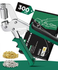 Beast Mode Grommet Tool Kit With 3/8 Inch Eyelets, Heavy Duty Metal Grommet Press, and 300 Pcs 10mm Grommets