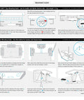 Installation guide for Under Desk Laptop Holder Mount With Adhesive And Screw In Install Holds Laptops Up To 1.8 Inches Thick