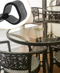 24Pcs Rattan Furniture Clamps For Patio Wicker Chairs And Sectional Sofas No Hassle Install Fasteners on outdoor dining set