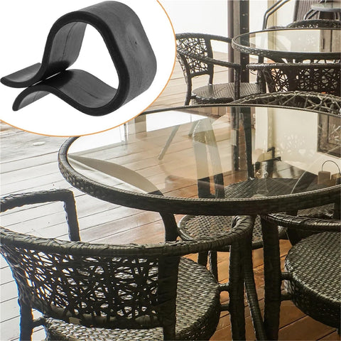 24Pcs Rattan Furniture Clamps For Patio Wicker Chairs And Sectional Sofas No Hassle Install Fasteners on outdoor dining set