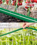 Heavy Duty Sprinkler Hose With Holes 50Ft For Lawn And Garden High Efficiency Watering System with three tube for even irrigation