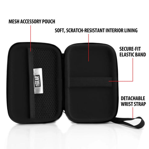 Open Hard Shell Thermal Camera Case With Waterproof Exterior And Soft Lined Interior For Scratch Protection Fits FLIR C5 C3 X Seek