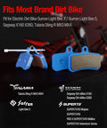 Ceramic Disc Brake Pads For Ebikes And Electric Dirt Bikes Universal Fit For SurRon Light Bee X S Talaria Sting R MX3 MX4