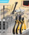 All In One 12 Piece RC Car Repair Tool Kit With Hex Screwdrivers Pliers Wrenches Nut Drivers And Phillips And Flat Screwdrivers