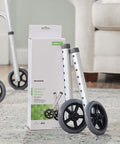 Lightweight 5 Inch Caster Wheels For Walkers Converts Traditional Walkers To Rolling Walkers No Tool Required Install