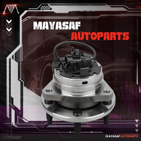 Front Wheel Hub And Bearing Assembly With ABS Direct Fit 2 Pack For 2006 2012 Chevy Malibu, 2005 2010 Pontiac G6 displayed