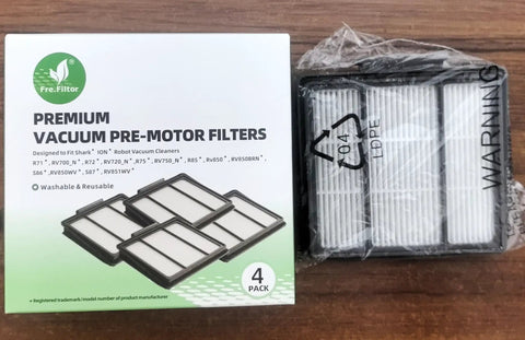Must Have Robot Filter Replacement Parts Kit For Ion IQ EZ AI Series Vacuums Boosts Suction And Clears Dirt Fast Pack of 4 Filters