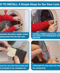 All In One Washer Door Lock Kit With Switch And Strike For LG Kenmore Replaces WM3670HVA WM3770HVA WM8000HVA WM4000HWA WM3600HVA Built Tough No Fuss Install Electromagnetic Auto Lock For Wash And Spin Cycles installation steps on front-load washer