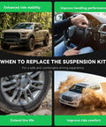 Front End Suspension Kit For 2010 2014 Subaru Outback With 2 Front Lower Control Arms 2 Ball Joints 2 Outer Tie Rod Ends 2 Inner Tie Rod Ends And Sway Bar Links for ride stability and handling