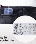 Person carrying Axial 120Pcs RC Screw Kit With Bearings For SCX30 Crawler Upgrade Set in pocket, zoom-in of organized box.