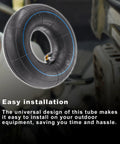 Two Pack Premium Replacement Tire Inner Tubes For 18x8.50/9.50-8 Fits 8 Inch Rims Durable For Lawn Mowers Visualization
