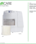 MA0800 Replacement Wick Humidifier Filter Pack Of 3 for easy install with humidifier, ideal for clear air in bedroom.