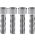 Titanium M8x30mm socket-head cap screw, hex Allen, 4-pack