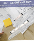 Badass Transparent Rolling Ruler And Drafting Kit For Slick Parallel Lines Precise Protractor Angles Smooth Arc Tracing Multi Function Layout Tool 2 Pack For Creators on drafting table.