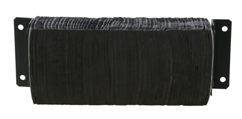 Top Shelf Laminated Rubber Dock Bumper 12 X 30 X 6 Inches, heavy-duty shock absorber in black, ideal for truck tailguard use.