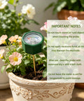 Soil Moisture Meter With 6.5 Inch Single Probe For Most Pots Instant Read No Battery Analog Dial Color Coded Display in potted flowers
