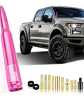 Bullet Antenna For Trucks And SUVs With Dope Upgraded Pink US Flag Design Exterior Decoration And Replacement Antenna Fits Ford F150 Ram 1500 GMC Heavy Duty Pickups And Jeep Cherokee Compatible Easy Install Durable