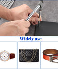 Heavy Duty Leather Hole Punch Kit With 22 Sizes From 0.5mm To 12mm for crafting leather belts, watch bands, bags, and canvas