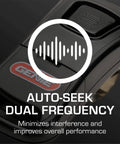 One Button Garage Door Remote 2 Pack Intellicode Compatible No Brainer Easy Setup Auto Seek Dual Frequency 315 390 MHz