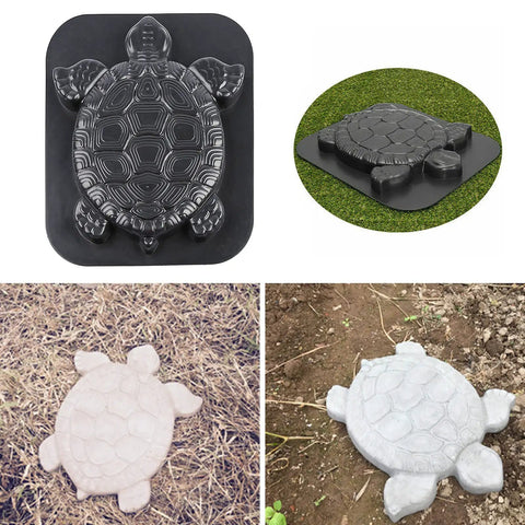 Durable ABS Turtle Shape Stepping Stone Mold For DIY Garden Pathways And Lawn Landscaping Paving Paver For Patio Decor