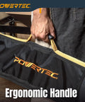 Straight Up Rugged Heavy Duty Case For Your 59 Inch Track Saw Guide Rail Featuring Thick Dual Padded Sleeves Universal Router Track Bag Shop Or Jobsite Gear with ergonomic handle.