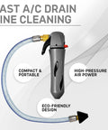 Knock The Gunk Right Out Of Your AC System With This Tough CO2 Drain Gun Packing A Flexible Hose And Five Punchy Cartridges For No Sweat HVAC Cleanup And Smooth Cooling Performance Anytime, featuring compact design and flexible hose.