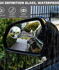 Two Pack 2 Inch Round Blind Spot Mirrors With Rust Resistant Frame And HD Real Glass For Cars SUVs Trucks Motorcycles RVs Boats