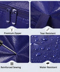 Heavy Duty Moving Bags 6 Pack Large Storage Bags With Zipper And Handles Waterproof Tote Bags close-up showing durability features
