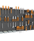 Metal Pegboard Kit For Wall And Garage Storage With Accessories And Hooks Modular Tool Organizer Board for Workbench