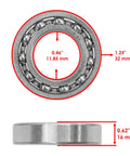 Rear Swing Arm Bushing Kit For Honda Rancher 420 TRX420 2007 2013 And Foreman 500 TRX500 4X4 2012 2013 bearing dimensions