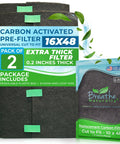 Universal Activated Carbon Air Filter Sheet For Air Purifiers And Vents Charcoal Odor Control 16x48 Inches Pack Of 2 Made In USA