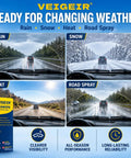 High Performance Windshield Wiper Blades For Hyundai Palisade 2020 2021 2022 2023 shown in rain, snow, heat, and road spray conditions.