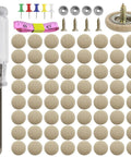 65 Set Car Roof Headliner Repair Kit With 262 Pcs Auto Roof Snap Rivets Retainer For Interior Ceiling Cloth Fixing Buckle