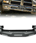 Dodge Ram Heavy Duty Winch Mounting Plate Bolt-On Front Bumper Tray No-Drill Bracket For 2010-2018 2500 3500 close-up view