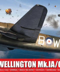 Vickers Wellington 1 72 Scale WWII Bomber Model Kit Gift Set for Adults and Teens 14 Plus Plastic Plane Model Kit Skill
