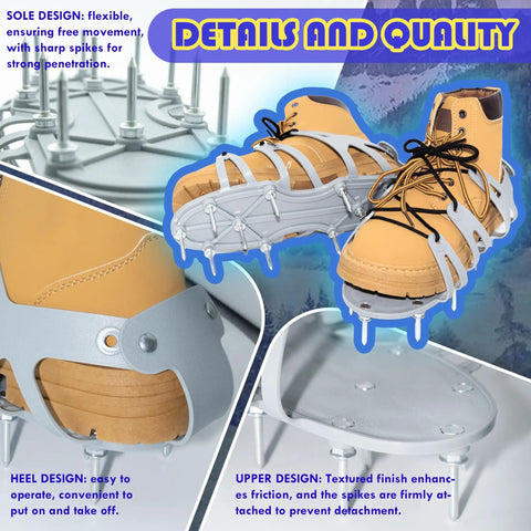 Lawn Aerator Shoes With Spiked Design And Adjustable Wrap Around Lacing For Easy On And Secure Fit Yard Care Must-Have