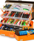 Massive 4-Layer Tackle Box Kit With 547-Piece Fishing Lures Set including pliers and crankbaits for freshwater bass fishing