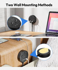 Dope Ten Foot Extension Cord Power Strip With USB Ports Flat Plug Wall Mount Three Outlets Four USB Ports Including USB C