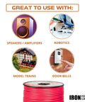 Image showing uses for Six Color 12 Gauge Automotive Wire Bulk Kit 600 Ft Total On 100 Ft Reels Copper Clad Aluminum.