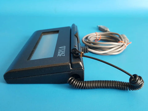 Premium USB Electronic Signature Capture Pad With Pressure Sensitive Tracking For Crisp Biometric Paperwork and setup cable.
