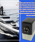12V Marine Hydraulic Power Unit For Trim Tabs On Yachts And Boats Easy Install HPU Pump with yacht background