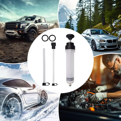 Grab This Sweet Manual Oil Extractor Pump For Your Garage Sessions! Heavy Duty Fluid Suckup Tool for accurate fluid management.