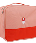 Travel Ready First Aid Bag For Outdoor Adventures Empty Medical Supplies Organizer Kit For Hiking Camping Backpacking And Cycling Water Resistant Pink 600D Oxford Cloth Ultra Lightweight And Portable