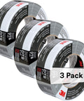 Industrial Strength Silver Duct Tape 1.88 Inch By 60 Yard Pack Of 3 Ideal For HVAC Patching Bundling Moisture Proofing And Reinforcement