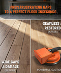 Floor Gap Fixer Tool Kit With Heavy Duty Suction Cup For Laminate Vinyl Or Tile Floors Includes 5 Adhesive Stickers, 3 Cushion Pads