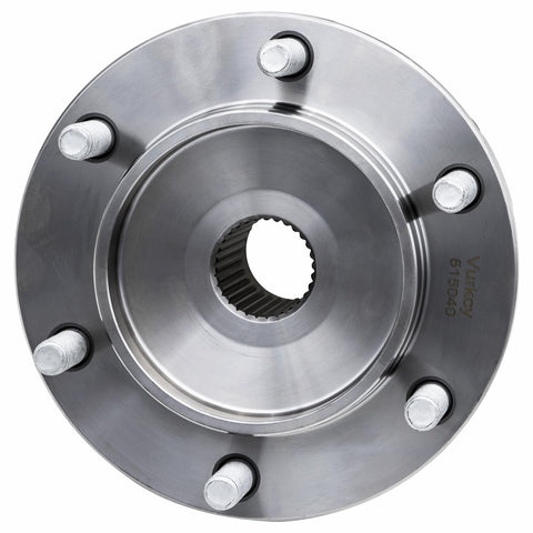 Front view of Front Left And Right Wheel Bearing Hubs Assembly For Toyota 4Runner Tacoma FJ Cruiser And Lexus GX460 GX470 With ABS 6 Lug Bolts