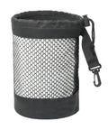 Black Golf Ball Storage Bag Portable Drawstring Pouch for Men and Women Sports Enthusiasts Ball Organizer Durable Polyester Mesh