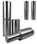Beefy Heavy Duty Weldable Barrel Hinges 4 Pack 3 Inch By 3 Quarter Inch 15 Thirty Second Inch Pin 750 Lb Load Capacity Weld On Bullet Door Hinges For Metal Doors Gates And Glass Detachable Durable Carbon Steel Hinges Sidco Supply
